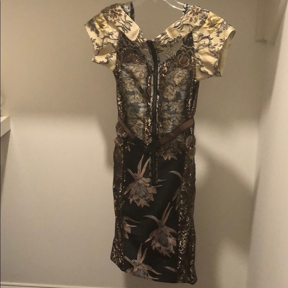 Byron Lars Beguile brocade sheath dress - Picture 3 of 7
